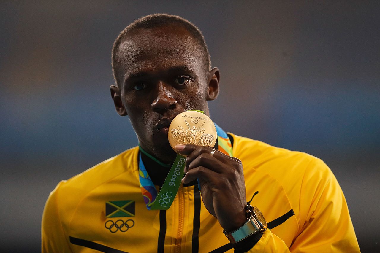 Usain Bolt Medaling! Wikipedia