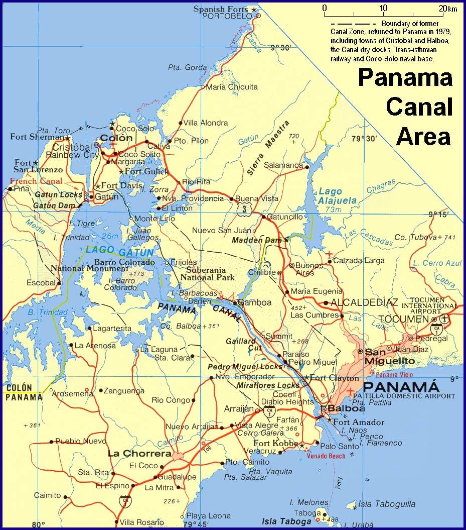 Panama Canal Zone picture, large.