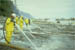 These firemen are doing the right thing, the exxon oil spill was dissasterous! =]