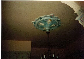 A victorian from the inside, 
the ceiling.