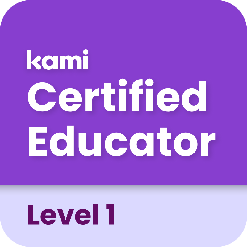 Kami Certified Educator Level 1