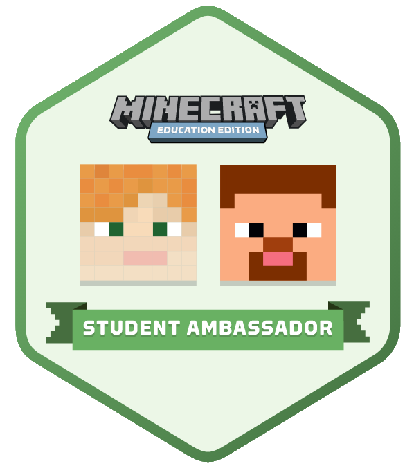 Minecraft Student Ambassador Badge