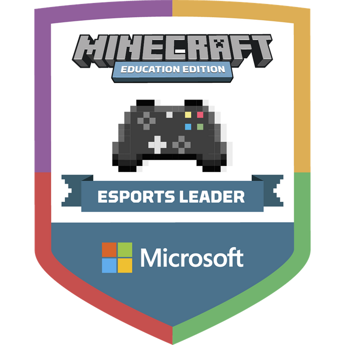 Minecraft Esports Leader Badge