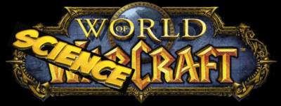 World of ScienceCraft alteration of the World of Warcraft logo.